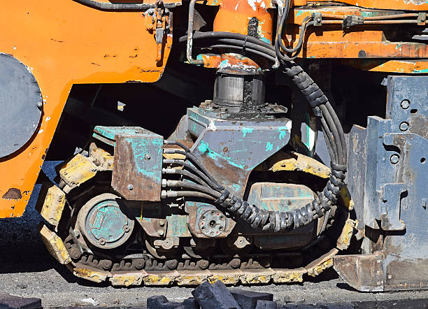 istock Part of the road scraper vehicle 629129522