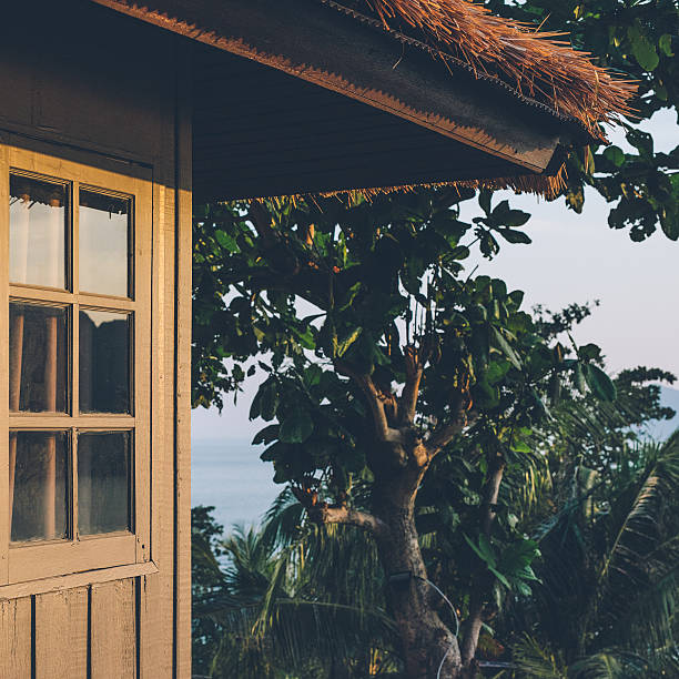istock Sea view from hut in Thailand 629129772