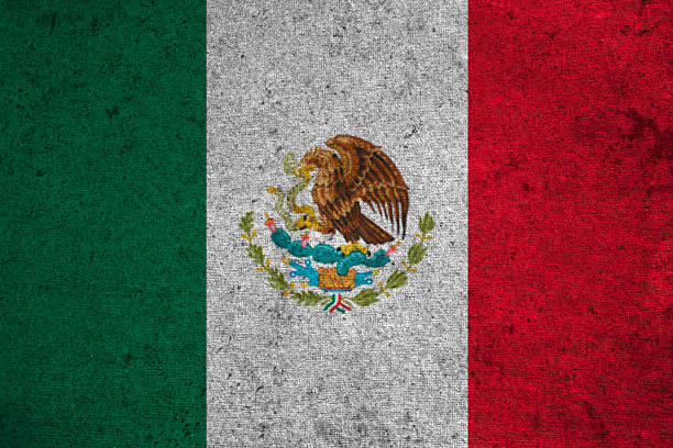 istock mexico flag on an old grunge background 629131214