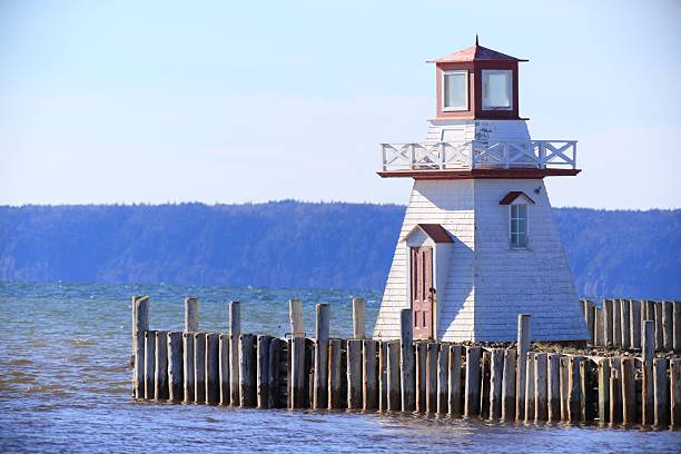 istock Lighthouse at Belliveaus Cove, Nova Scotia, Canada 629163752