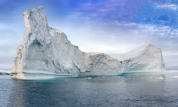 istock Icebergs on arctic ocean in Greenland 629163864