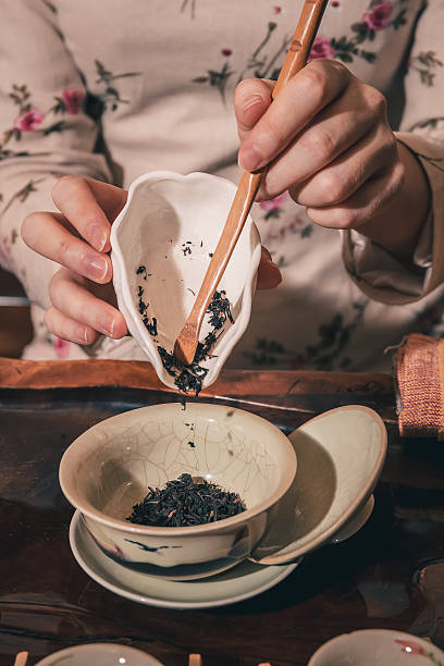 tea ceremony is performed by master