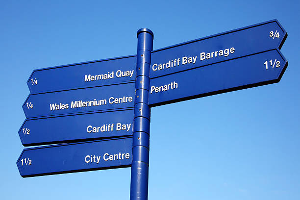 istock Cardiff Bay street signpost 629170852