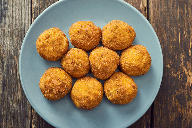 istock Arancini sicilian street food 629183428