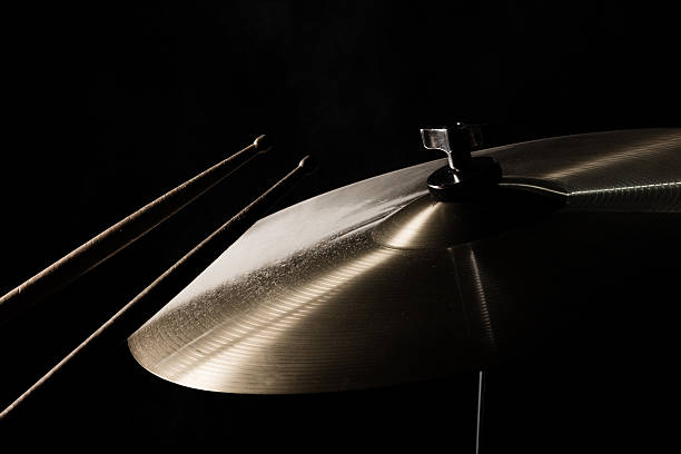 istock The drum stick hit on the crash 629185248