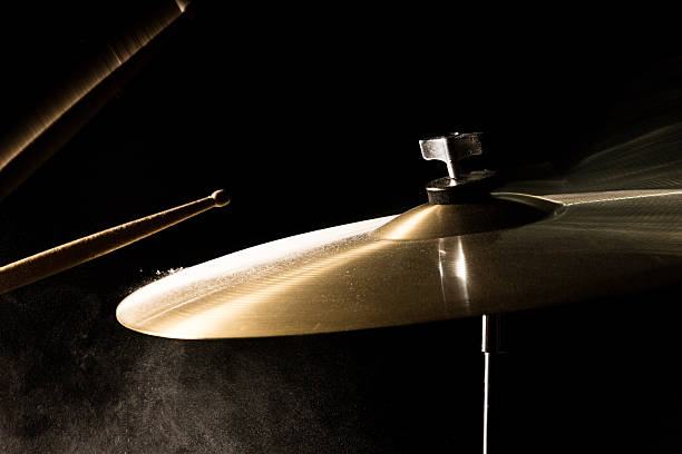 istock The drum stick hit on the crash 629185296