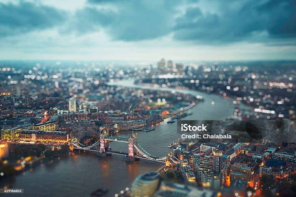 London Skyline Stock Photo - Download Image Now - London - England,  Tilt-Shift, Urban Skyline - iStock