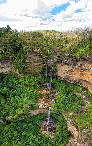 istock Waterfall in the Blue mountains in Australia 629186896