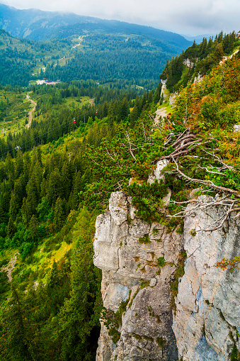 Spectacular rocks in the Alps ,Steinplatte mountain in Tirol, Austria.