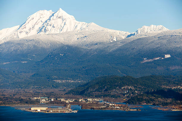 View of Mount Garibaldi in Squamish, British Columbia, Canada.