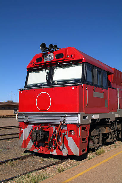 australia, ferrocarril - ghan pass fotografías e imágenes de stock