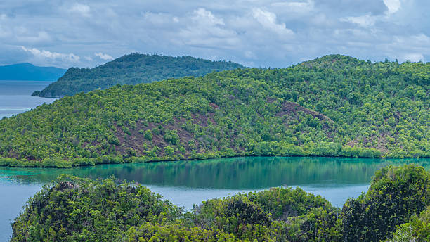 istock Bay between Islands in Peanemo, Raja Ampat, West Papua, Indonesia 629214290