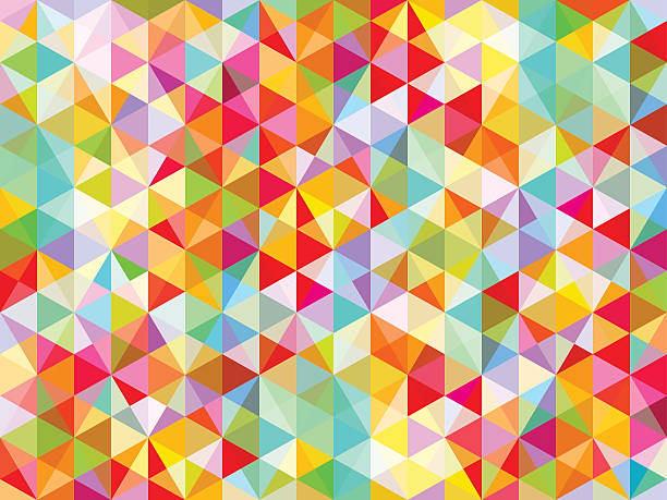 tło geometryczne tło  - kaleidoscope stock illustrations