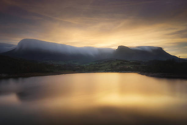 istock Marono reservoir at the sunset 629215408
