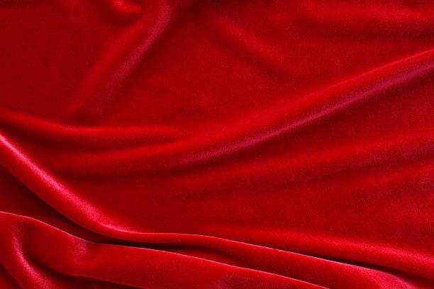 Red velvet Red silk velvet cloth texture and background red velvet material stock pictures, royalty-free photos & images