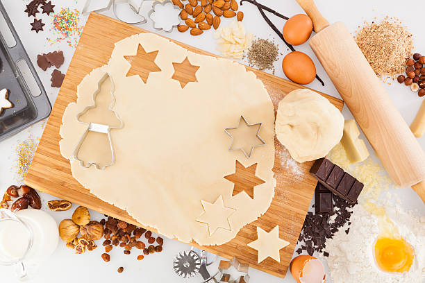 istock baking homemade christmas cookies 629217890