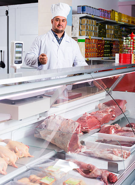 istock staff selling halal meat 629226710