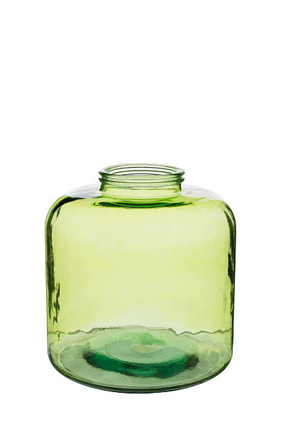 istock Short Green Cylindrical Crystal Vase 629227176