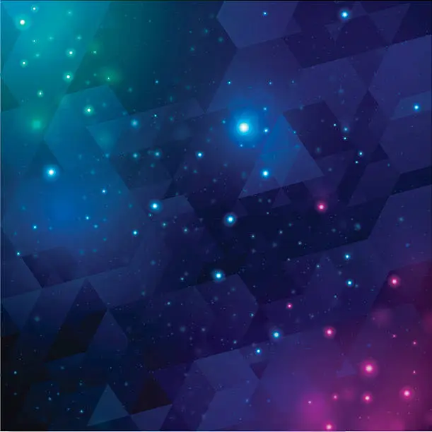 Vector illustration of Space Background Abstract