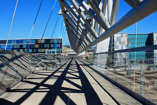 istock Akrobaten pedestrian bridge in Oslo, Norway 629230062
