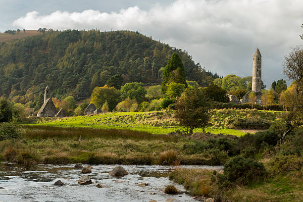 istock Glendalough Monastic Site in Wicklow Mountains National Park. 629238538