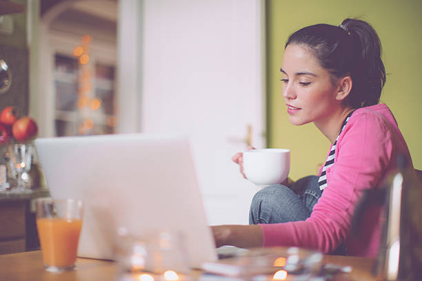istock Young woman at home 629239258