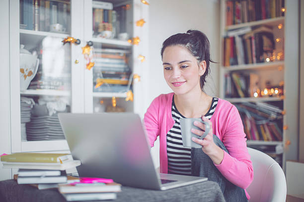 istock Young woman at home 629240028