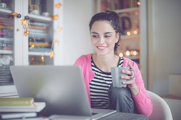 istock Young woman at home 629240452