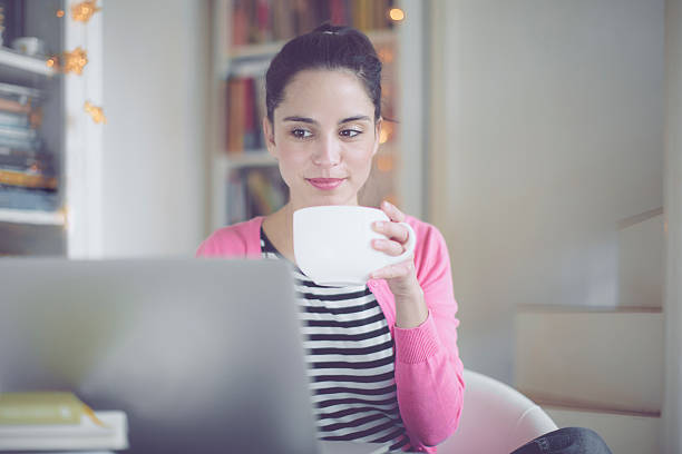 istock Young woman at home 629240778