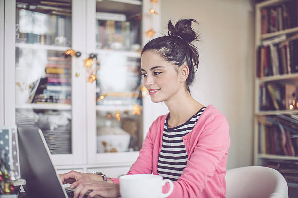 istock Young woman at home 629241142