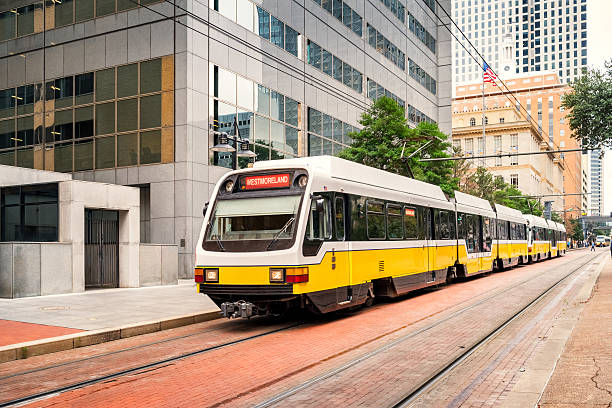 istock Dallas Texas City Public Transportation Train 629247736