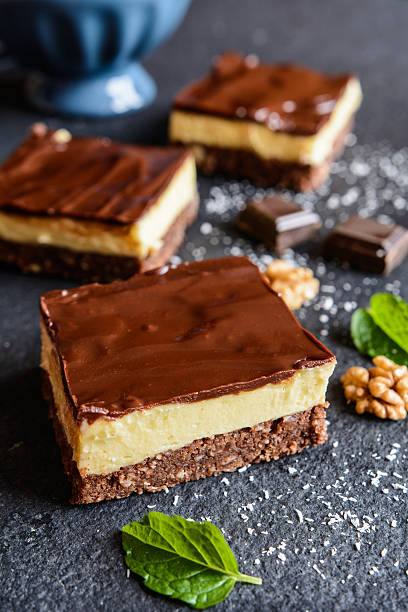 istock Traditional Canadian Nanaimo bars 629248056