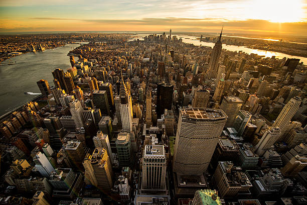 istock Sunset in New York 629248158