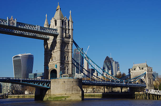 istock Tower Bridge seen from a boat on the Thames 629256808