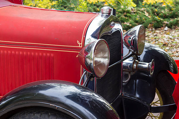 istock Close up of an old car 629265818