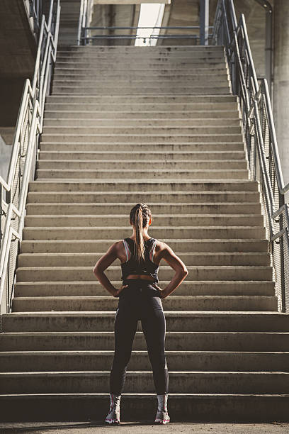 Girl prepairing to workout Girl prepairing to workout health motivation stock pictures, royalty-free photos & images