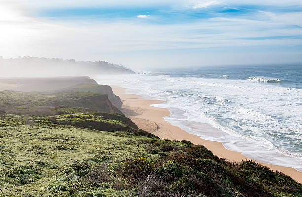 istock View of Beach Over a Green Cliff 629267436