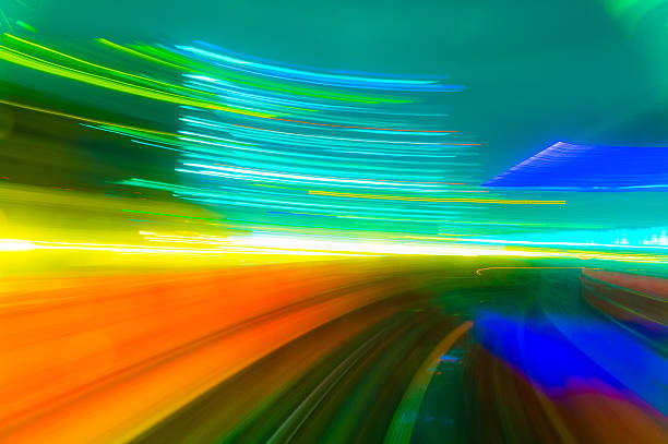 istock Speed motion in urban highway road tunnel 629267530
