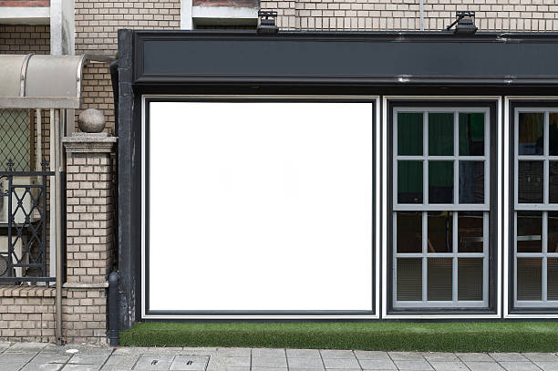 istock Large blank billboard on a street wall 629267826