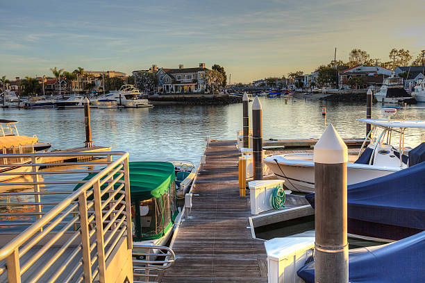 istock Balboa Island harbor at sunset 629275518