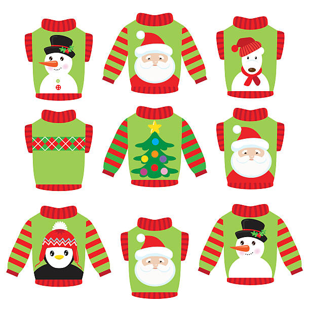 338 Ugly Christmas Sweater Cartoons 