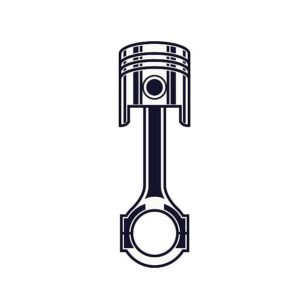 illustrations, cliparts, dessins animés et icônes de illustration du piston du moteur - vector - piston