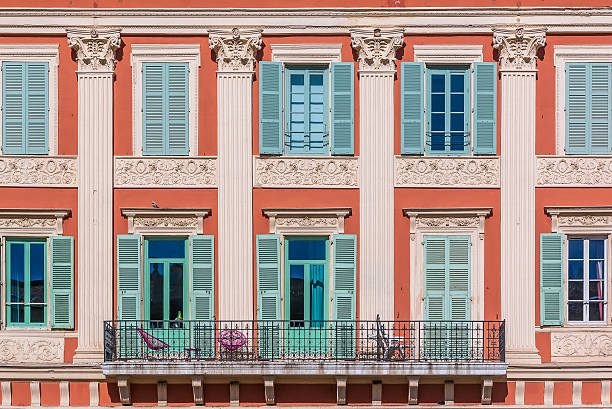 istock Nice mediterranean house facades 629278950