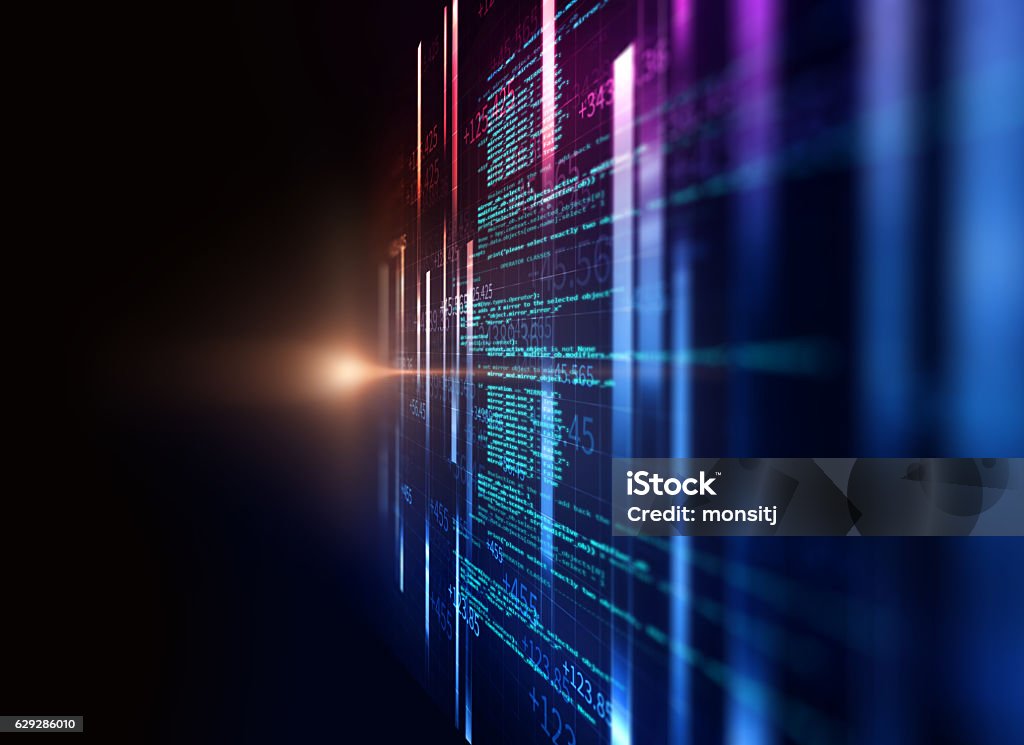 Le code de programmation fond abstrait technologie de logiciels deve - Photo de Technologie libre de droits