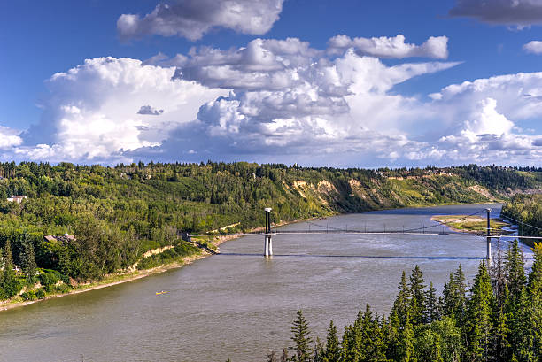 Edmonton landscape stock photo