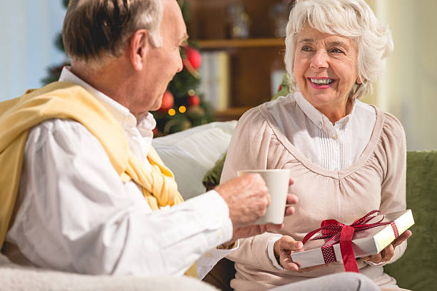 istock Senior couple spending Christmas together 629304930