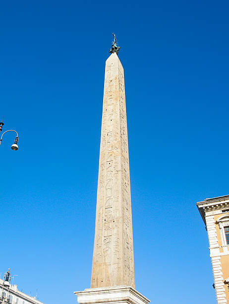 istock Lateran Obelisk and blue sky on square in Rome 629319416