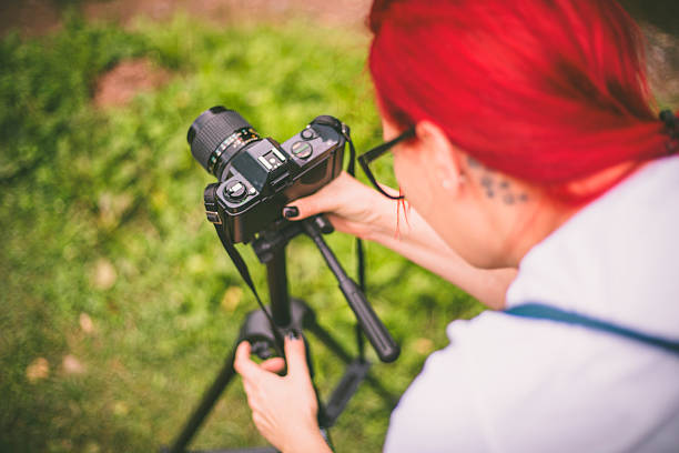 istock young woman making a picture 629341348