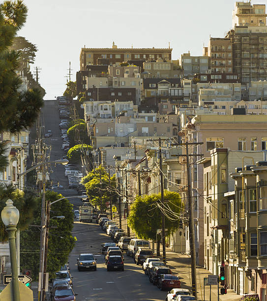 istock Uphill street in San Francisco 629342002