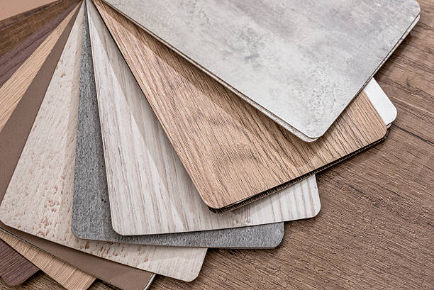 farbe holz textur palette guide - wood laminate flooring stock-fotos und bilder